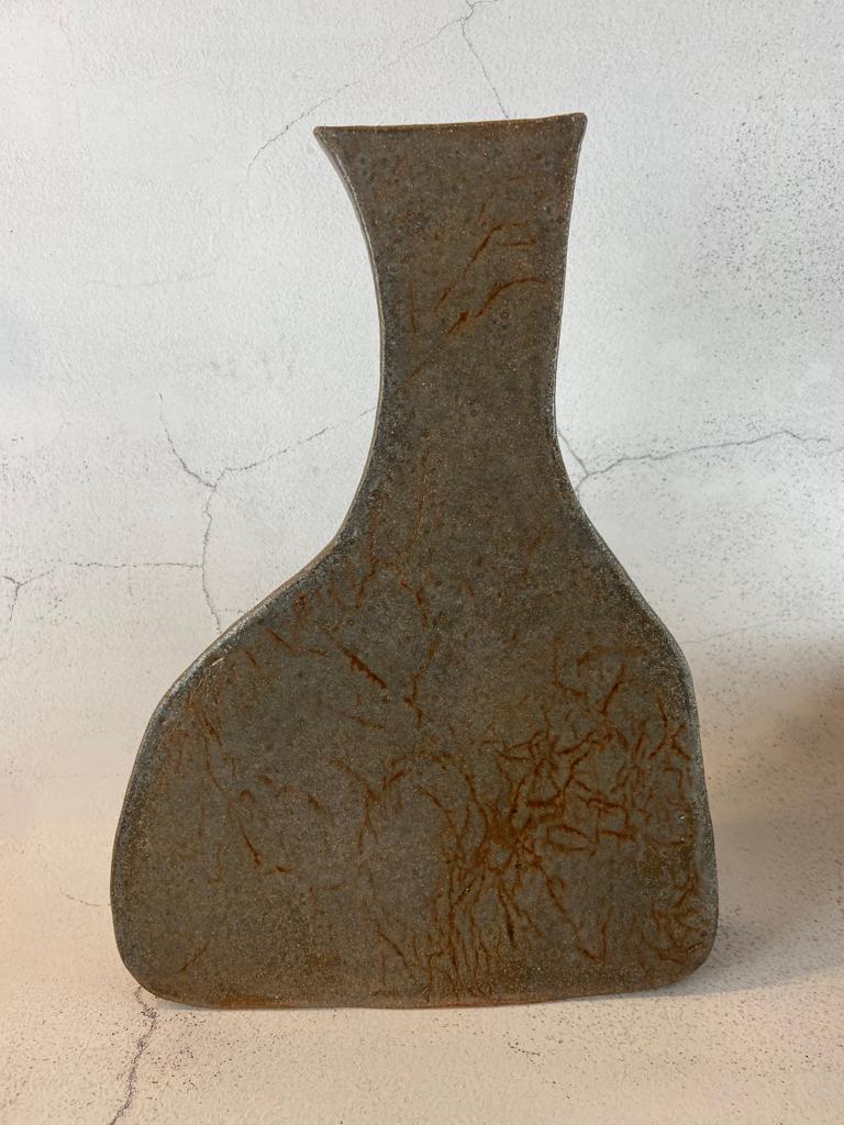 braune Vase (Höhe 35cm)